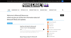 Desktop Screenshot of minecraftresource.com